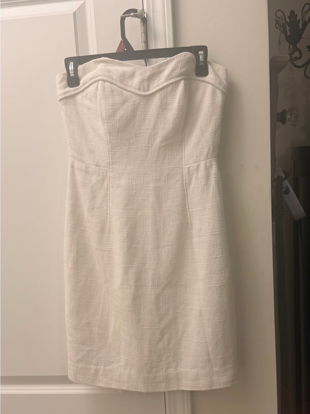Lilly Pulitzer boutique, Marley Ivory Strapless Textured Sheath Dress